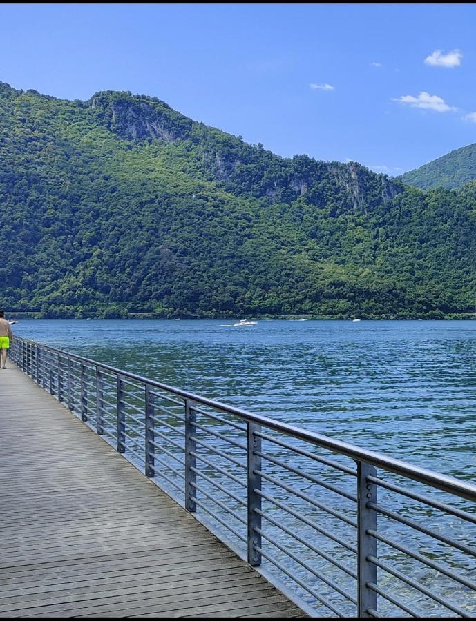 Lake Como Casa La Rosa Abbadia Lariana Kültér fotó