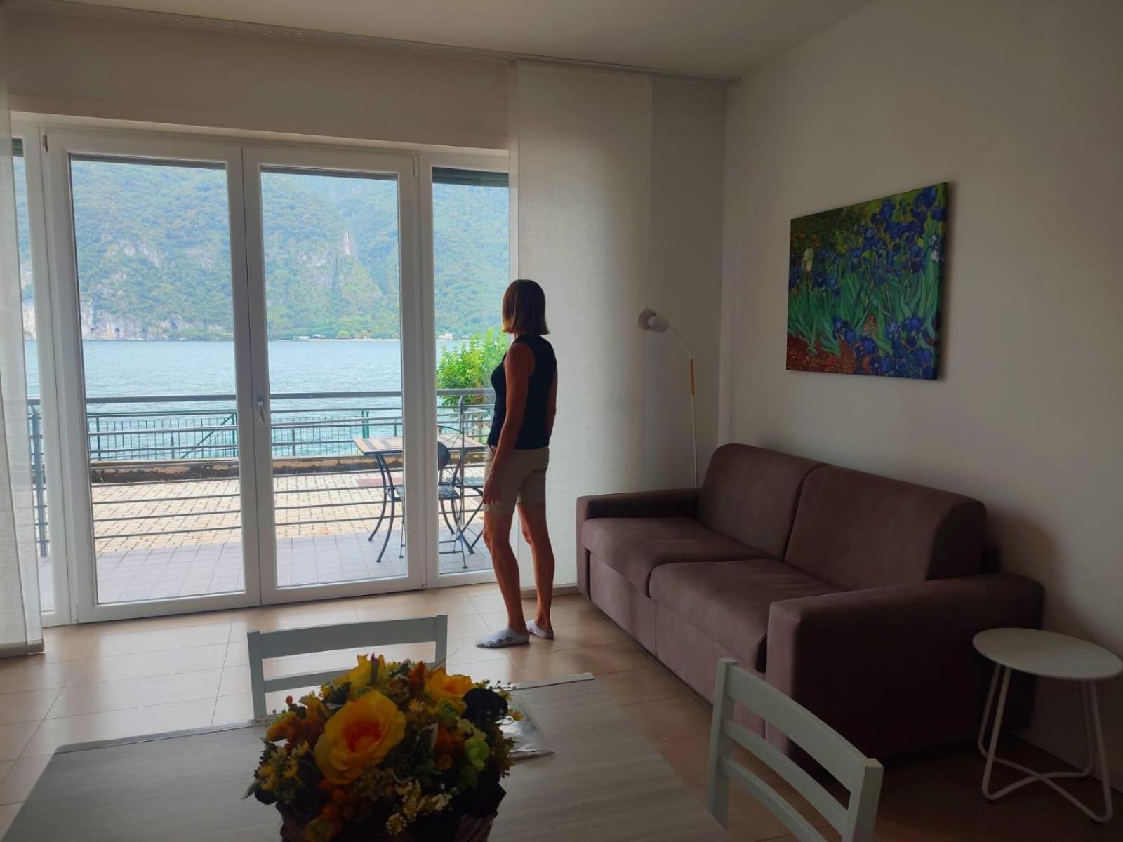 Lake Como Casa La Rosa Abbadia Lariana Kültér fotó