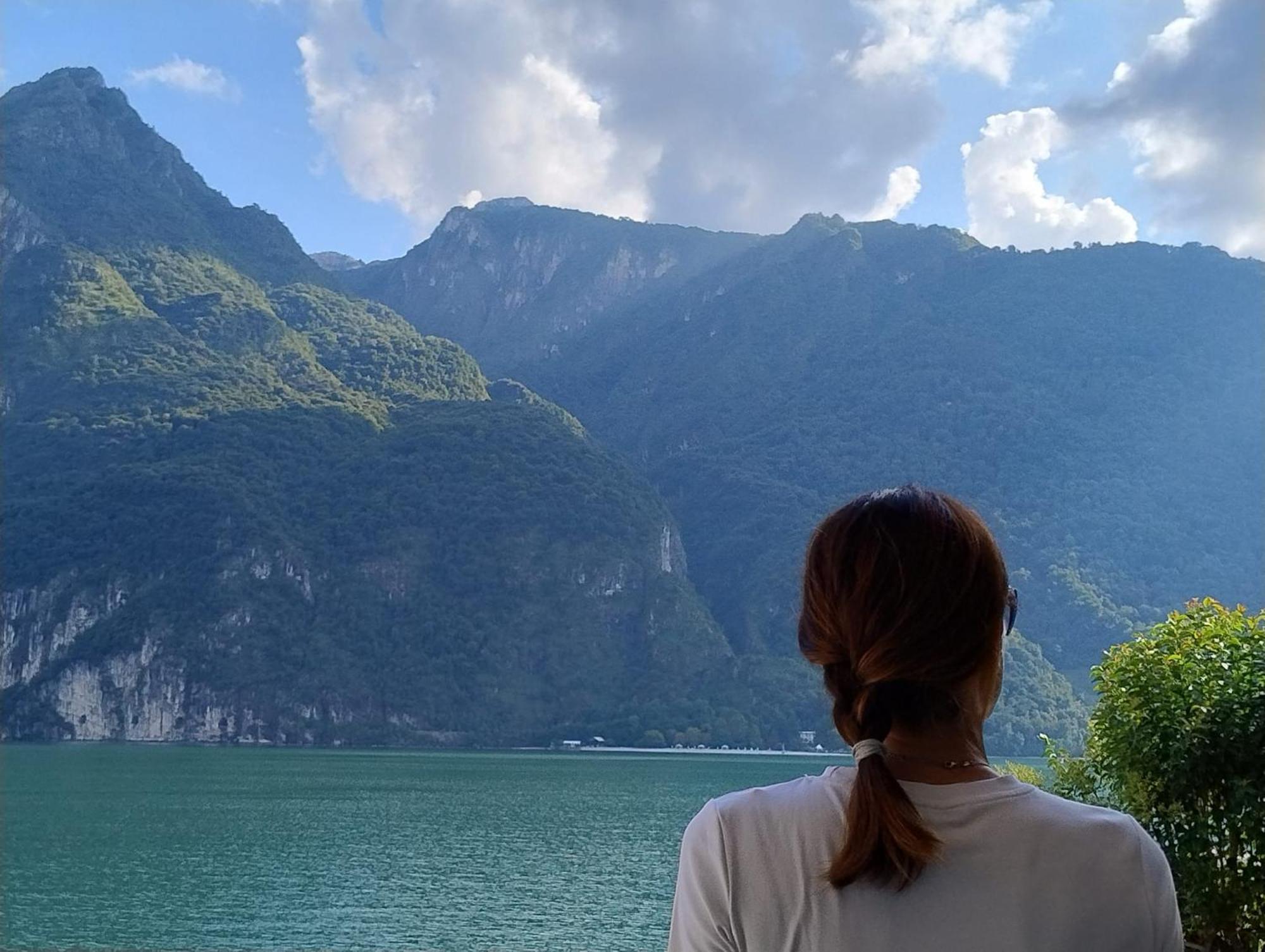 Lake Como Casa La Rosa Abbadia Lariana Kültér fotó